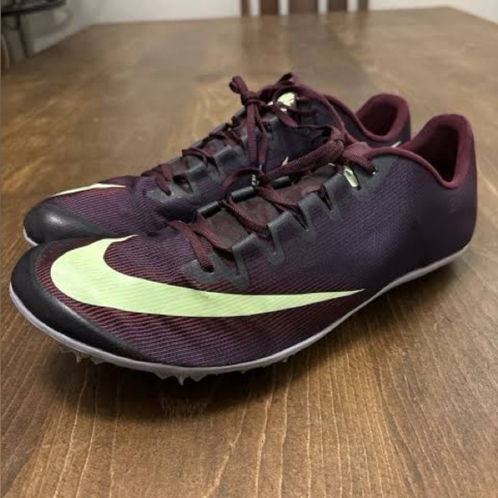 Nike Zoom 400 Track Spikes Size 13 AA1205-500 Purple Lime Mens Racing Sprint